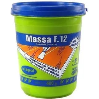 Massa para Correção de Madeira  F12 400g - Viapol