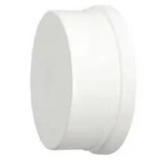 Kit C/5 unidades Cap Tampão Pvc Branco 100mm Krona Esgoto