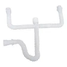 Sifão Astra Sanfonado Universal Triplo Branco
