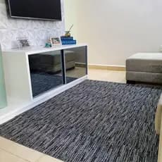 Tapete Sala Quarto Limpeza Fácil Antiderrapante 200x150