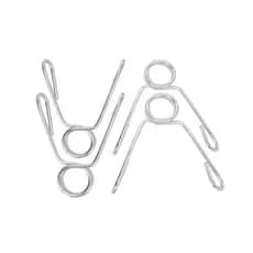 kit 4 presilhas reforçadas zincada de 1 polegada (25,4mm) academia musculação