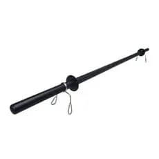 Barra reta body pump 120 cm com par de presilhas funcional academia musculaçao