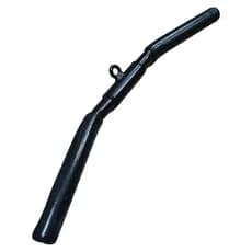 Puxador curvo curto 56 cm com giro academia