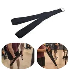 Puxador fita nylon reforçado tríceps pegada dupla musculação academia