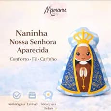 Lembrancinha Nossa Senhora De Aparecida Almofadinha Mamanu
