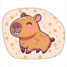 Almofada Naninha Capivara Almofadinha infantil