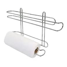 Porta Papel Toalha Duplo Alumínio Plástico Filme Rolo Suporte de Metal Parede Armário Cozinha