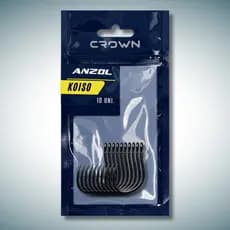 Anzol Crown Koiso Black Forjado 10 unidades Reforçado Vários Tamanhos Jogá Saint