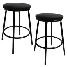 Kit 2 Banco Baixo 50 Cm Sem Encosto Para Cozinha-mesa-bar