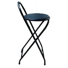 Banqueta Alta Dobrável Articulável Com 70 Cm De Altura Preto