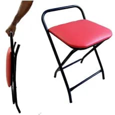 Banqueta Baixa Quadrada Dobravel 50 Cm De Altura