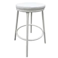 Banco Baixo Branco sem Encosto 50 cm Altura Mesa Cozinha