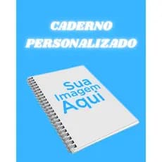 CADERNO PERSONALIZADO COM SUA IMAGEM -1 MATÉRIA, CADERNO UNIVERSITÁRIO 80 FOLHAS