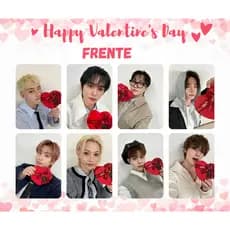 KIT PHOTOCARDS VALENTINE'S DAY STRAY KIDS - K-POP, PERSONALIZADO, PLASTIFICADO