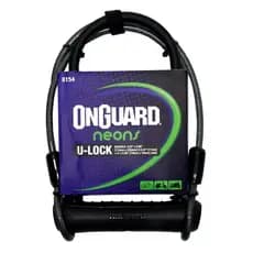 Trava Cadeado U-lock 8154 Chave Onguard Reforçado Com Cabo 120cm