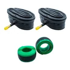 kit 02 Câmaras Pirelli Bico Grosso 29x1.75/2.35 Par Fita Anti-furo