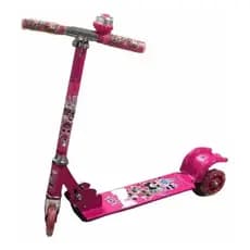 Patinete Infantil Lol Surprise! Metal Luz Buzina 3 Rodas Rosa