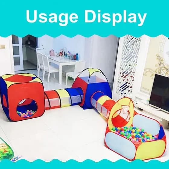 Barraca Gigante Playground Completo 5 em 1 Divertida Toca Infantil + Bolsa