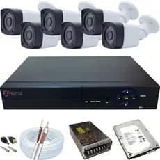 Kit 6 Câmeras de Segurança Interna e Externa Com Infravermelho Acesso Remoto