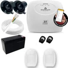 Kit Alarme JFL Central Smart Clou 32 Com 2 Sensores IDX 1001