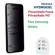 Película De Hidrogel HD e Fosca Privacidade Para Samsung A06 A07 A10 A10S A11 A12 A13 A14 A15 A16 A17  - 05SM / PL05