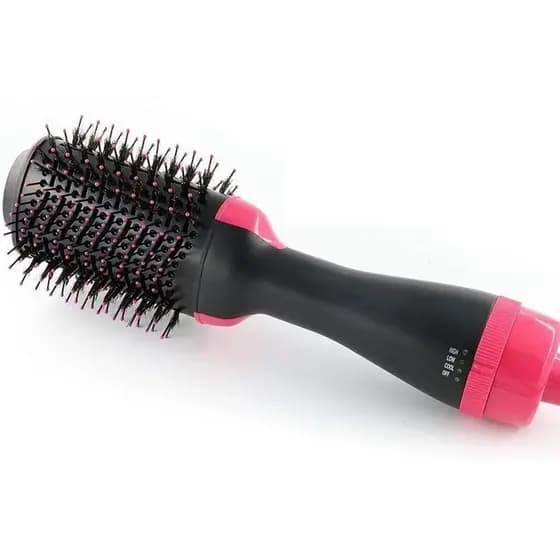 Escova secadora de cabelo, 2 em 1, um passo, secador de cabelo e volumizador negativo, escova de alisamento NV