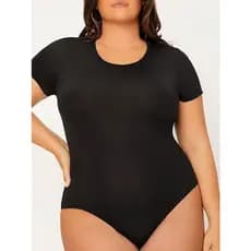 Plus Size Body Bori G1 Ao G4 Gola Careca Com Elastano