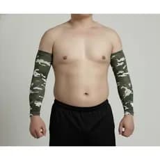 Manguito Plus Size Camuflado para Braços Maiores – Compressão Confortável e Ajuste Perfeito