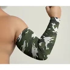 Manguito Camuflado Manga de Braço Proteção Uv - Esportiva Unissex
