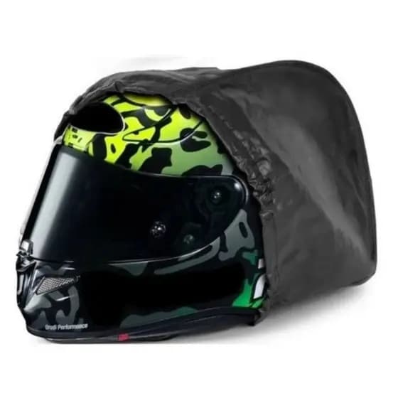 2 Bolsa Sacola Bag Porta Capacete De Moto Em Couro