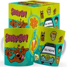 Caneca Scooby Doo Salsicha Com Nome Caixa Personalizada