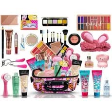 KIT MAQUIAGEM COMPLETO MELHORES MARCAS GLOSS BLUSH E BASE