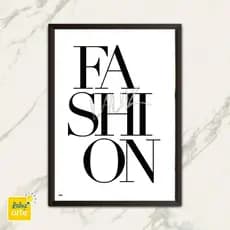 Quadro Decorativo Fashion\Quadro Moda\Quadro com Moldura\Decoração Fashion\Decoração Moda\Quadro com Moldura\Fashion