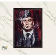 Quadro Decorativo Peaky Blinders/Quadro Series/Séries de TV/Netflix/Quadro com Moldura/Quadro LaLuz e Arte