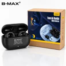 Fone Bluetooth B-Max BM-229 Sem Fio Wireless BT 5.3 Condução Óssea Preto