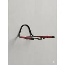 Suporte Horizontal Parede 2 Bikes Universal C/ Furo Para Cadeado Brinde Extensor