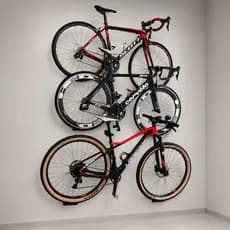 Kit 3 Suportes de Parede Bike Chapa Grossa - MTB e Speed Barra Circular PEDAL Aguenta 30 Kg