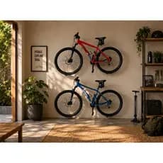 Kit 2 Suportes de Parede Bike Chapa Grossa - MTB e Speed Barra Forte PEDIVELA Aguenta 30 Kg