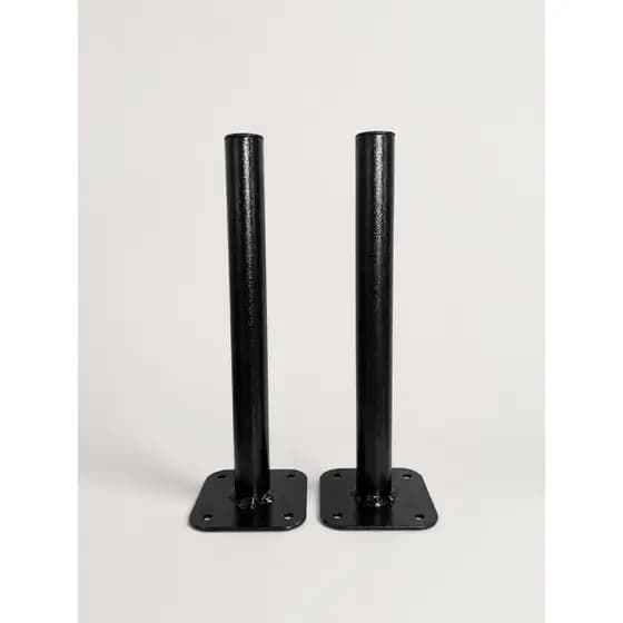 Kit 2 Suportes Para Anilhas Parede/Chão 25mm Aço Reforçado Até 75kg Academia Home Gym