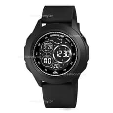 Relógio Digital Esportivo À Prova D'água Original Quicksilver IP67 Para Homens Mulheres 50M Rubber Strab D'água