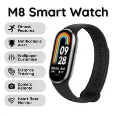 2026 New M8 relógio inteligente Pulseira Esportiva Bluetooth