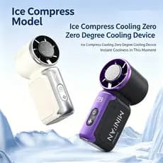 Mini Ventilador Portátil 199 Engrenagens De Alta Estética De Resfriamento Alimentado Por USB De Longa Duração Para Uso E