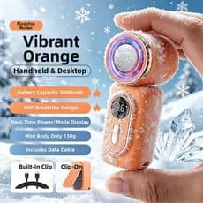 2026 Mini Ventilador De Clipefy30 Portátil Clip-On Com Resfriamento De Gelo 180 ° Ventiladores Portáteis De Velocidade A