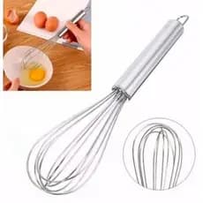 Fouet Fuê Batedor de ovos Manual Aço Inox