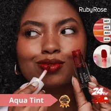 Aqua Tint Pigmentado Ruby Rose Com boa fixação Lip Tint 5ml