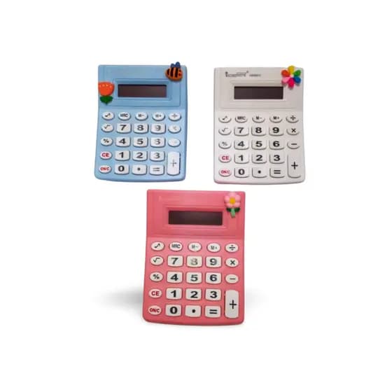 Calculadora Criativa Cute Cartoon Student Office Material  Alta Beleza  Portátil 8 Digitos
