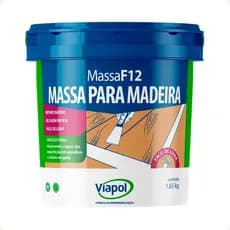 Massa Para Madeira F12 1,65g Calafetar Correção Madeira Viapol Várias Cores