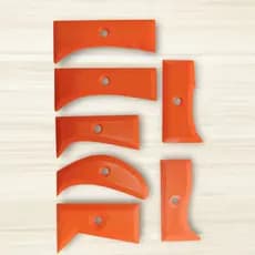 Kit com 8 Ferramentas para Escultura em Cerâmica e Argila – Raspador Modelador de Precisão