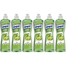 Kit 6 Detergente Gel Concentrado Limão e Verbena 400ml