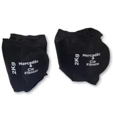 tornozeleira caneleira de peso 2kg par